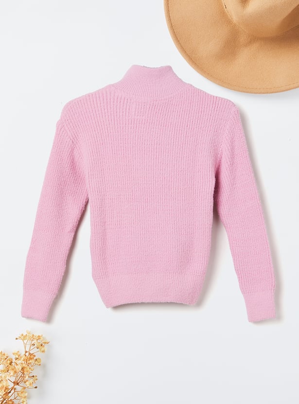 Girls Knit Sweater - Image 3