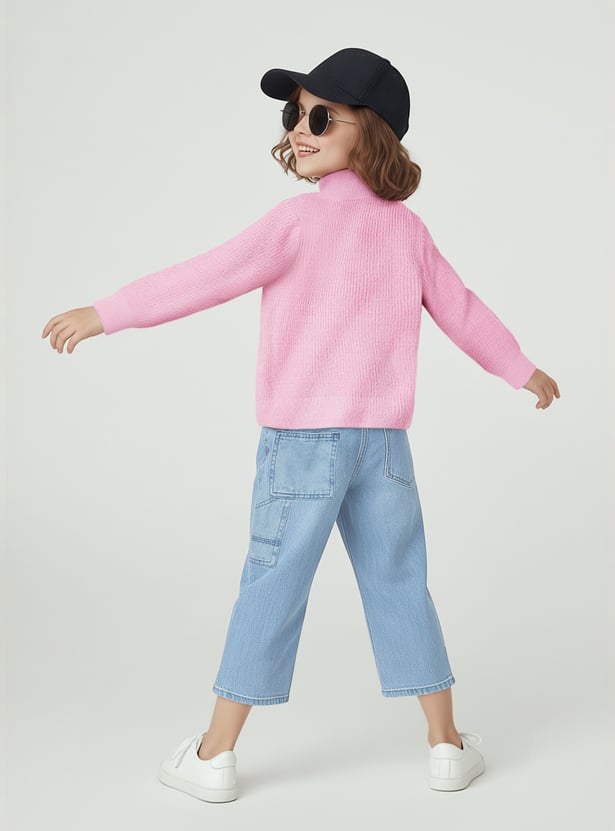 Girls Knit Sweater - Image 7