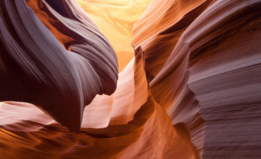 An image showing Antelope canyon